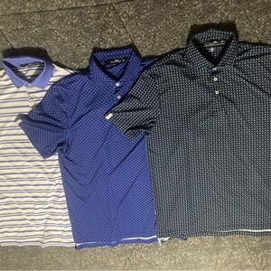Lot of 3 Ralph Lauren RLX polo golf shirts
